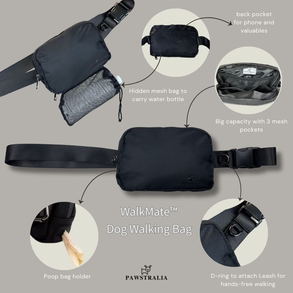 WalkMate Hands-Free Dog Walking Bag